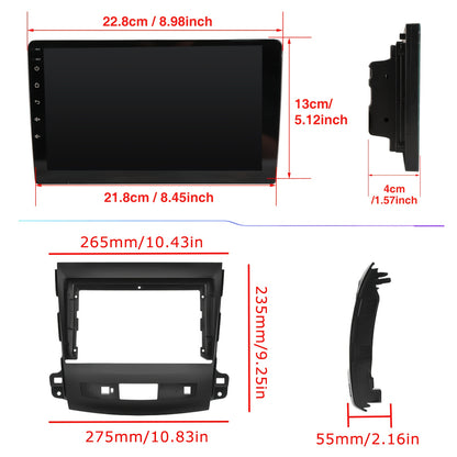 2-DIN Auto Radio – Android Multimedia Systeem – Head Unit – Navigatiesysteem – Autoradio – 4GB+64GB – 9 Inch IPS Touchscreen – Draadloze CarPlay & Android Auto