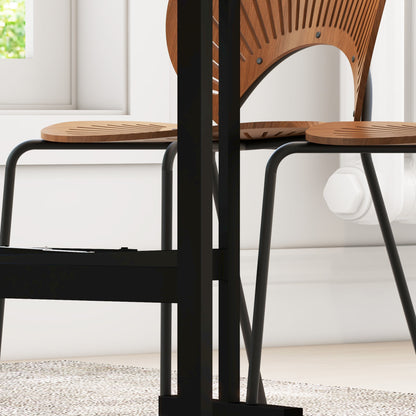 Inklapbare Eettafel – Opklapbare Tafel – Uitklapbare Tafel – Tafel Met Wieltjes – Vouwtafel – Grijs – Stalen Frame – 3 Instelbare Standen