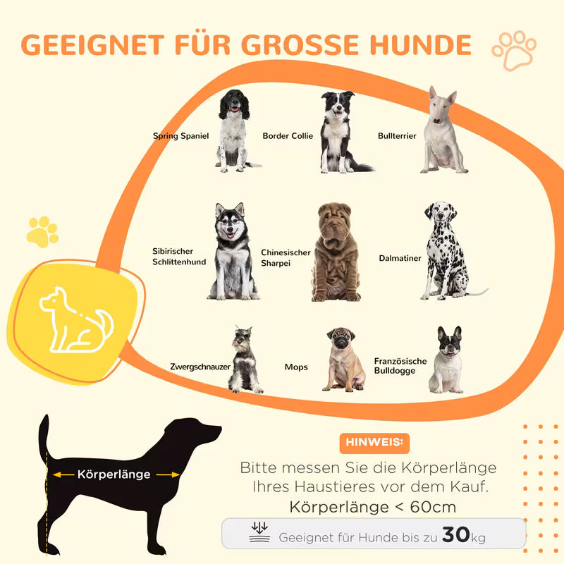 Hondenbench – Hondenkooi – Puppybench – Hondenhuis – Hondenhok – Grijs – Met Opbergruimte – Waterbestendig Kussen