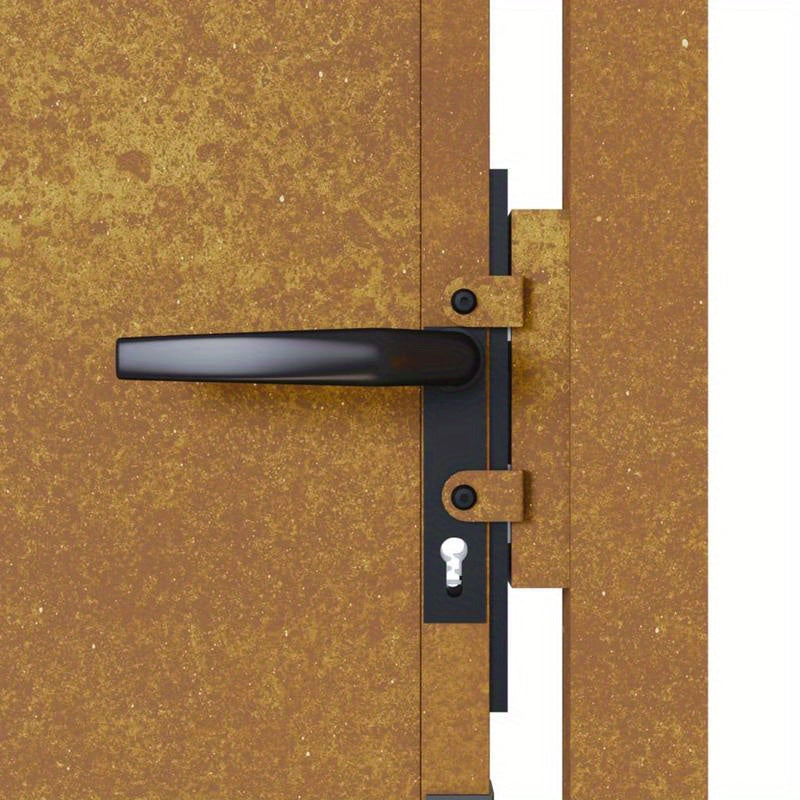 Tuinpoort Cortenstaal – Tuinafscheiding – Tuindecoratie – Metalen Poort – Rustieke Poort – Weerbestendig – 104 x 155 cm – Natuurlijk Roestbruin