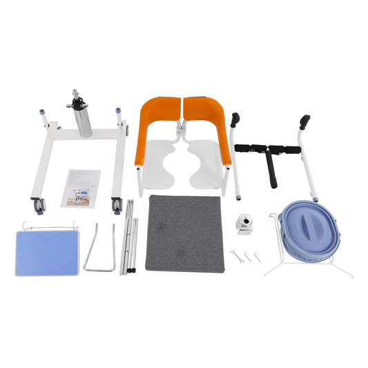 Verzorgingsstoel – Schommelstoel – Relaxfauteuil – Fauteuil – Lounge Stoel – Metalen Flesopener Oranje – Duurzaam Metalen Materiaal – Compact & Ergonomisch
