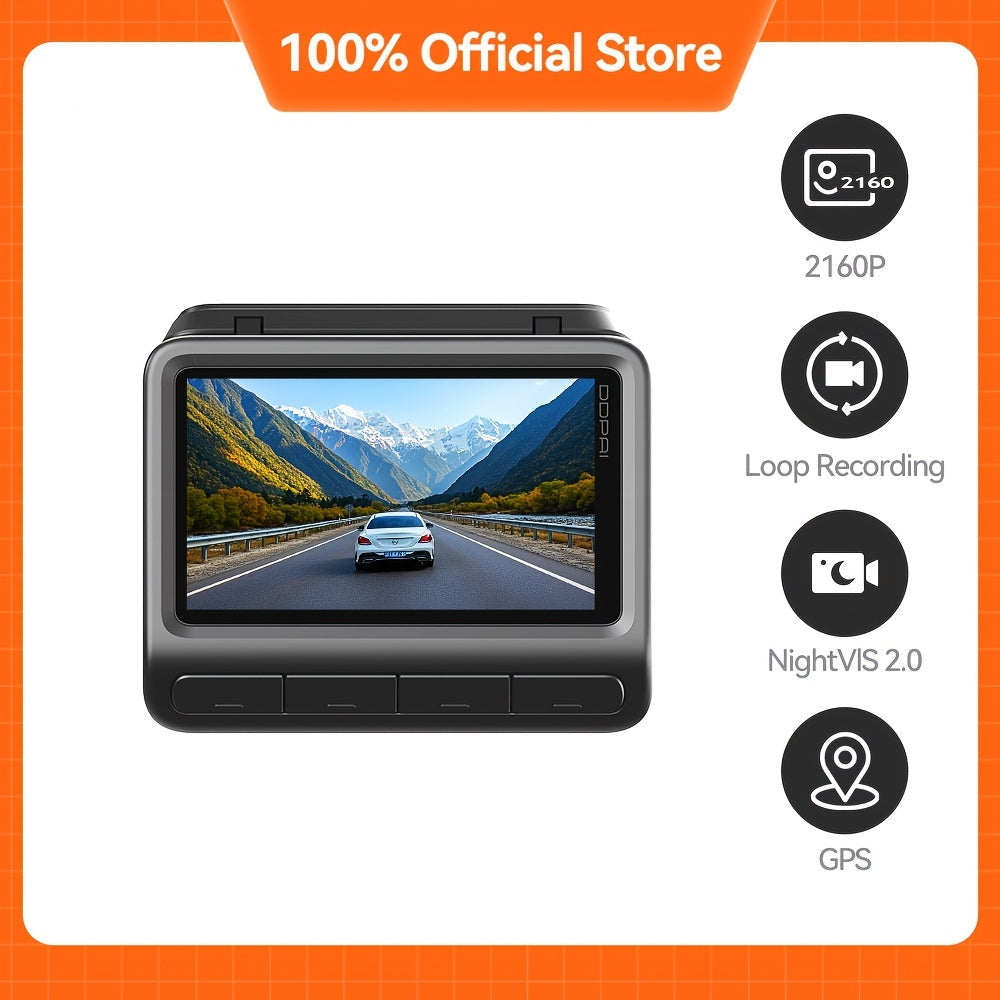 Dashcam – Auto Camera – Voorruitcamera – Wifi Dashboard Camera – Beveiligingscamera – 4K Resolutie – G-Sensor Detectie