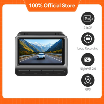 Dashcam – Auto Camera – Voorruitcamera – Wifi Dashboard Camera – Beveiligingscamera – 4K Resolutie – G-Sensor Detectie