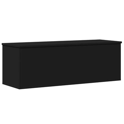 Opbergdoos – Opbergbox – Bewaardoos – Opberger – Opbergbak – Zwart – 102x35x35 cm – Hoge Kwaliteit Engineered Wood