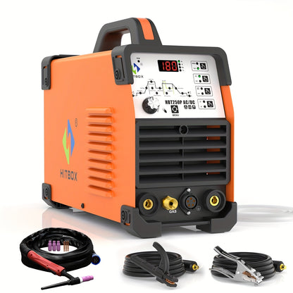 TIG Lasmachine – Lasapparaat – Elektrisch Lassen – MMA Lasmachine – 220V AC/DC – Compact & Lichtgewicht – Digitale Bediening – 200A Pulsenergie