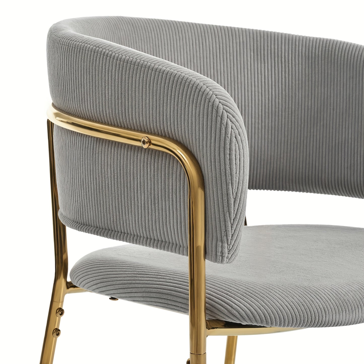 Eetkamerstoelen – Stoelen – Bamboestoelen – Dining Chairs – Bureaustoelen – Set van 4 – Modern Grijs – Zachte Kussens – Duurzaam Bamboe – Comfortabel & Ruimtebesparend
