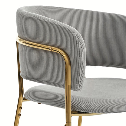 Eetkamerstoelen – Stoelen – Bamboestoelen – Dining Chairs – Bureaustoelen – Set van 4 – Modern Grijs – Zachte Kussens – Duurzaam Bamboe – Comfortabel & Ruimtebesparend