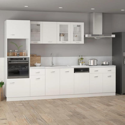 3-Ladenkast – Ladekast – Opbergmeubel – Kledingkast – Dressoir – Wit – 80x46x81,5 CM – Hardhout & Spaanplaat – Direct Gebruiksklaar – Strak en Tijdloos Design