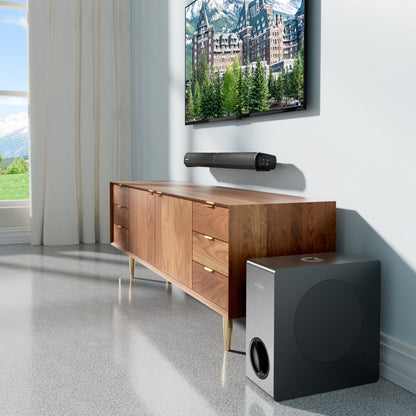 Soundbar – Home Cinema Speaker – Tv Speaker – Draadloze Speaker – Hifi Speaker – 4.1-Kanaals Geluidssysteem – Afneembaar Design Met Draadloze Subwoofer