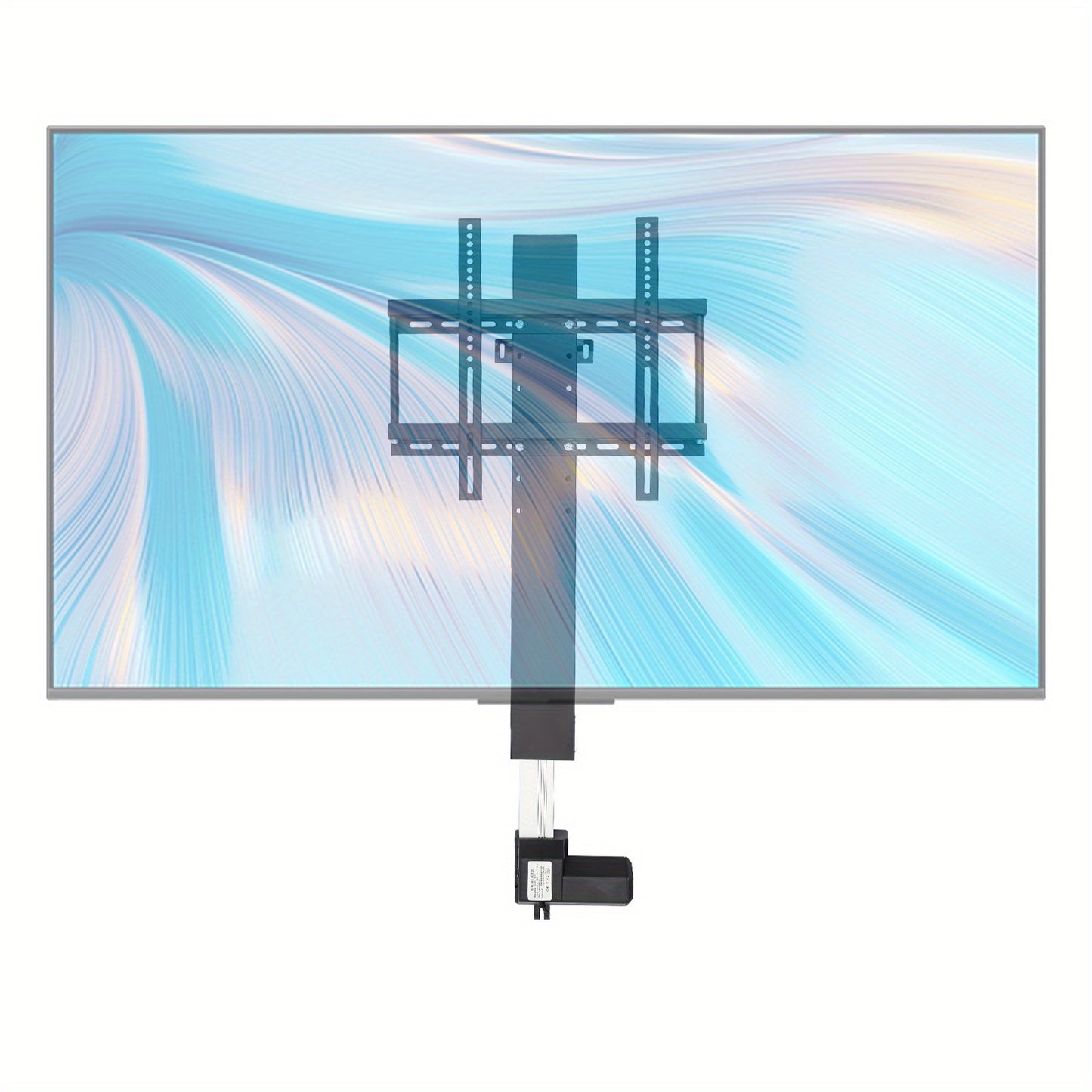 TV Beugel – Muurbeugel – Wandsteun – TV Steun – Ophangsysteem – Verstelbare Hoogte 70 cm – Robuust Aluminium