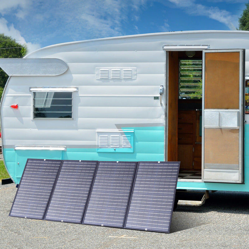 Opvouwbaar Zonnepaneel – Draagbaar Zonnepaneel – Solar Charger – Powerbank – Camping Zonne-energie – 160W Vermogen – Waterbestendig IPX65