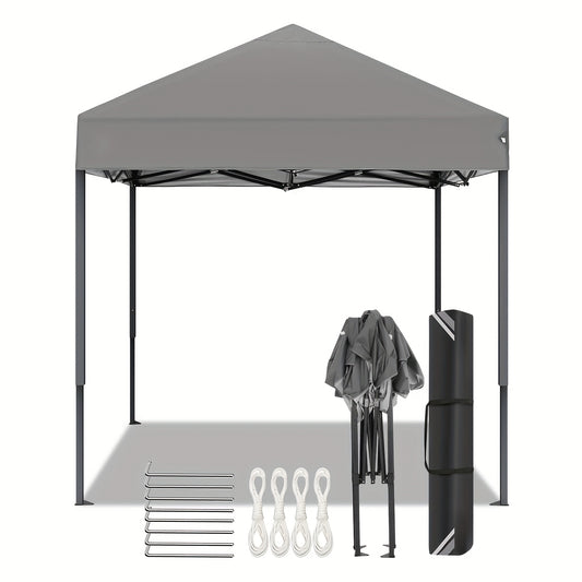 2×2m Pop-up Tent, Folding Gazebo, No Side Walls, With Carry Bag, Easy To Set Up, Height Adjustable, Safe And Sturdy Portable, Camping Canopy, Suitable For Weddings, Market Stalls, Parties, Gardens, Terraces, Courtyards, Beac