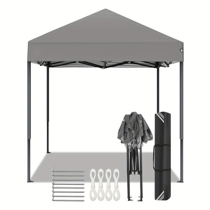 Partytent – Pop-up Tent – Vouwtent – Tuinpaviljoen – Easy Up Partytent – 2x2 m – Hoogte Verstelbaar – Inklapbaar Met Draagtas
