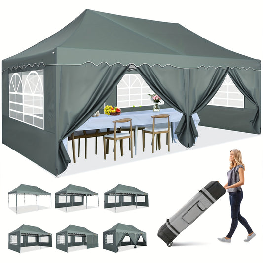 Pop-Up Tent – Partytent – Overkapping – Markttent – Tuinpaviljoen – Aluminium Frame – Waterafstotende Oxford Stof