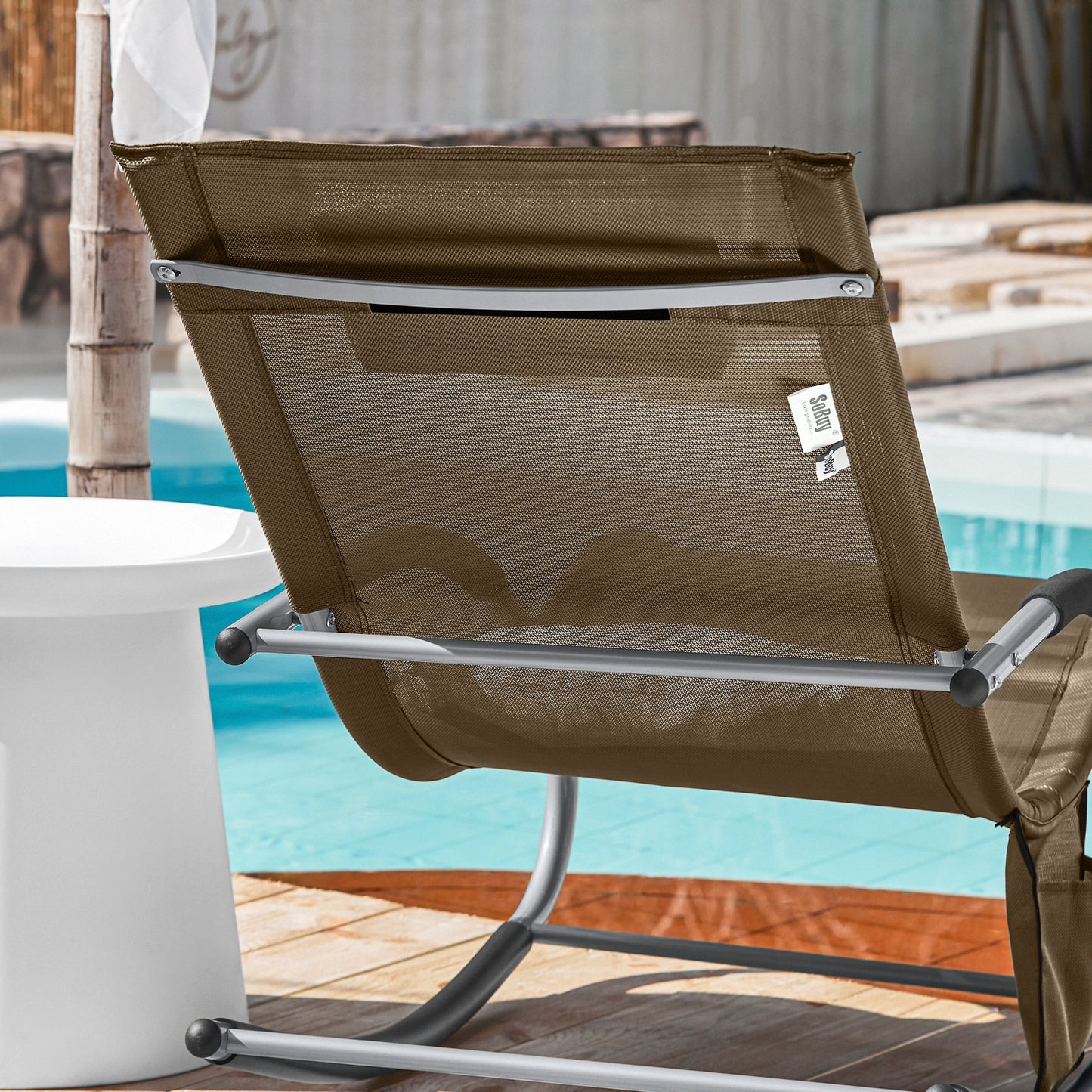 Verstelbare Loungestoelen – Buitenstoelen – Tuinstoelen – Campingstoelen – Strandstoelen – Duurzaam Metalen Frame – Stevige Canvas Zitting
