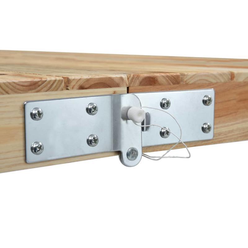 Campingtafel – Opvouwbare Tafel – Picknicktafel – Kampeertafel – Buitentafel – Lichtgewicht Aluminium & Hout – Stevig Stalen Frame