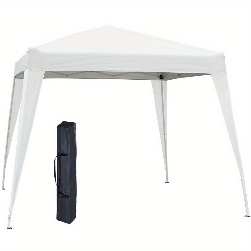 Partytent – Tent – Prieel – Paviljoen – Zonnezeil – Inklapbaar – UV-bescherming – Stalen Frame – 2,4x2,4 Meter – Draagtas – Wit
