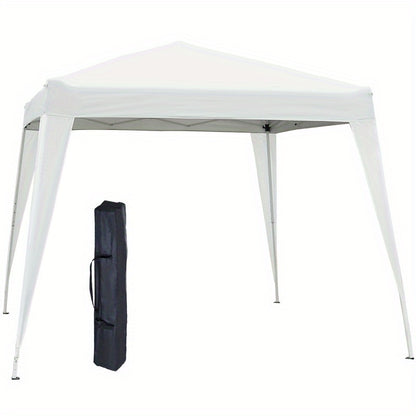 Partytent – Tent – Prieel – Paviljoen – Zonnezeil – Inklapbaar – UV-bescherming – Stalen Frame – 2,4x2,4 Meter – Draagtas – Wit