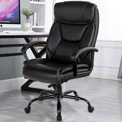 Bureaustoel – Office Chair – Ergonomische Stoel – Gamestoel – Bureaufiets – Verstelbare Zithoogte – Zacht PU-Materiaal
