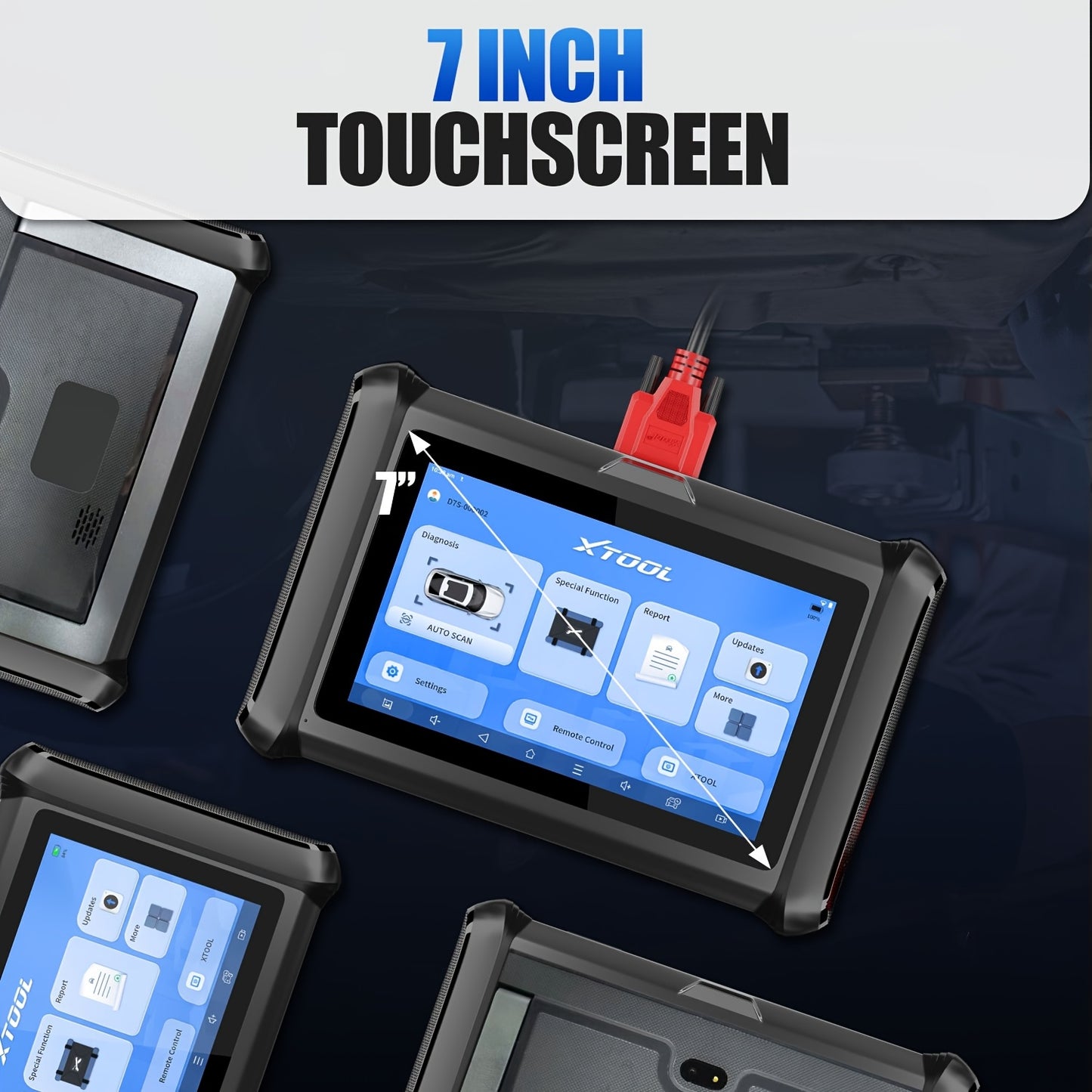 Auto Scanner – Diagnosetool – OBD Scanner – Foutcode Lezer – Diagnostisch Hulpmiddel – Draadloos Touchscreen – ECU Codering & 36+ Onderhoudsfuncties