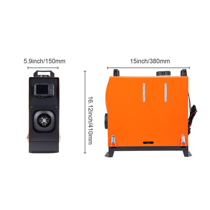 Diesel Luchtverwarmer – Airheater – Verwarming – Camperverwarmer – Autoverwarmer – 5 kW Vermogen – Bluetooth App Bediening