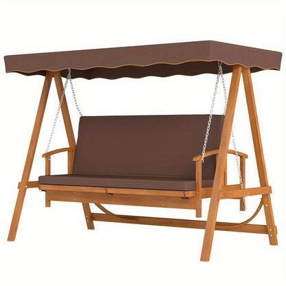 Heavy duty porch swing chair suitable for patio, yard, garden, lawn