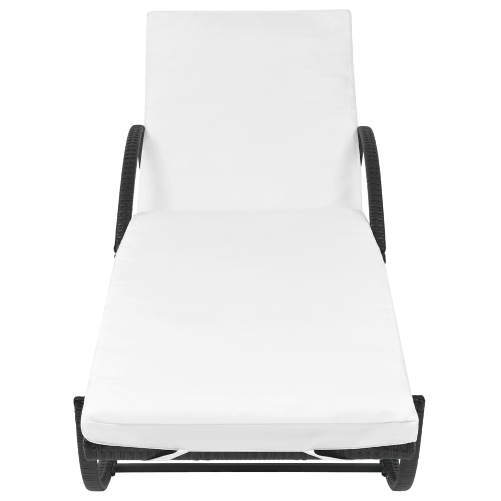 Lounge Set – Tuinligstoel – Buitenmeubel – Lounge Stoel – PE-Rattan – Gepoedercoat Staal – Afneembare Kussens