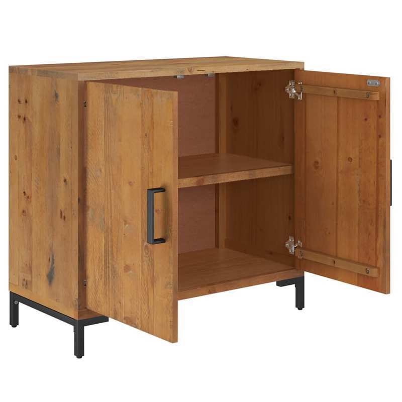 Dressoir – Ladekast – Opbergkast – Kast – Commode – Massief Grenenhout – Compact 75x35x70 cm – Afneembare Opbergvakken