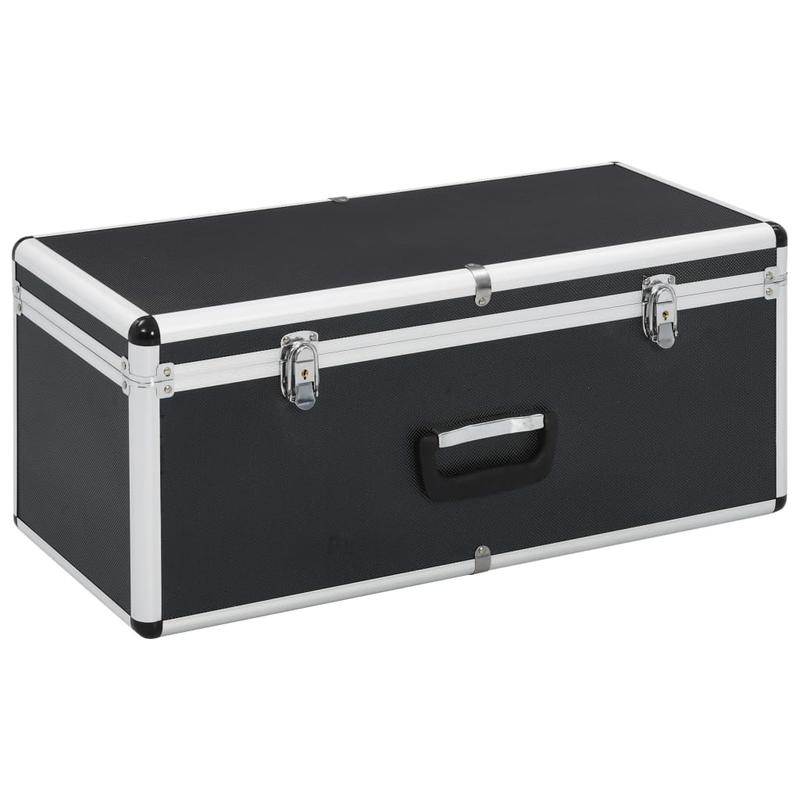 Opbergkoffer – Opbergkist – Gereedschapskoffer – Opbergbox – Opbergbak – Aluminium & ABS – Set Van 2 Met Slot & Verstevigde Hoeken