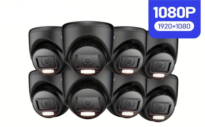 Beveiligingssysteem – Bewakingscamera – Camerabeveiliging – CCTV Systeem – Surveillance Set – 8 Camera’s 1080P Full HD – Nachtzicht 30 Meter – Bewegingsdetectie Met E-mailmelding – 2TB HDD Variant