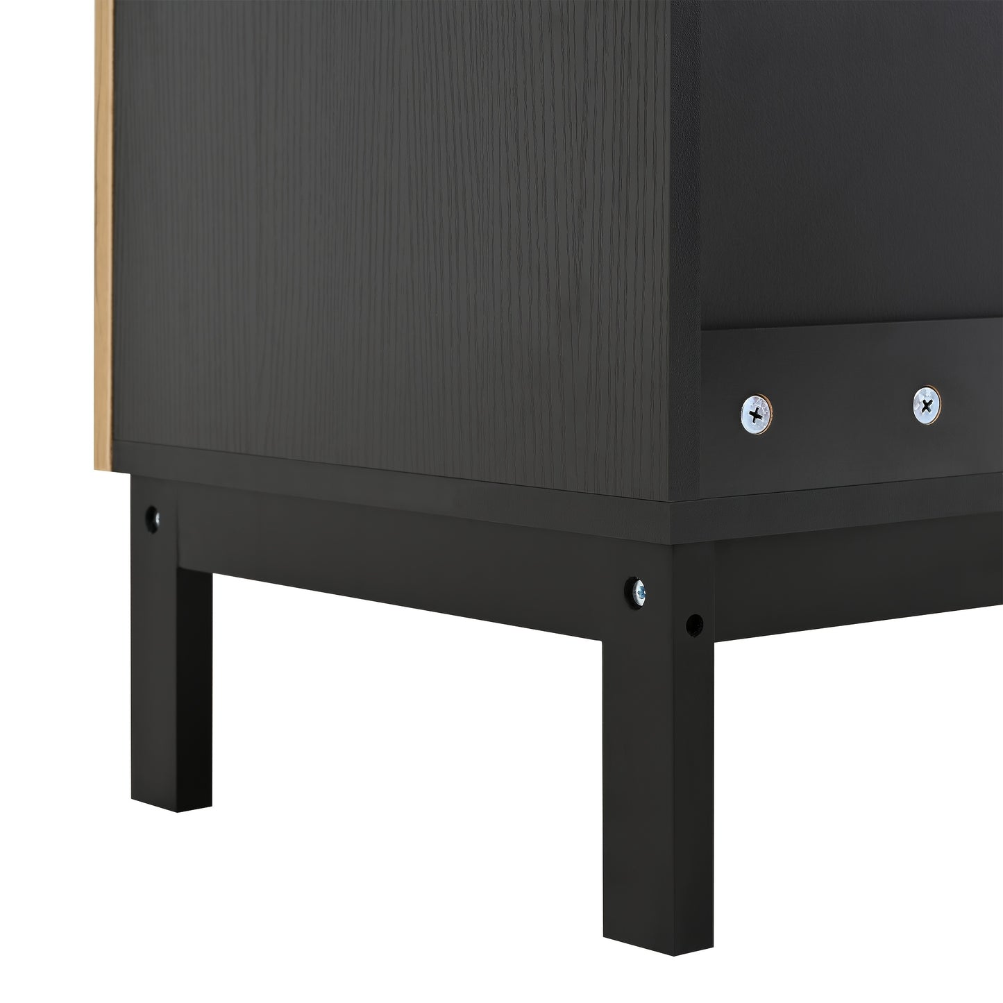 Modern Two-in-One Shoe Cabinet & Display Cabinet with Adjustable Shelves - Wide 40cm Metal Frame Entryway Storage Furniture, Spacious Large Shoe Organizer with Solid Wood-Like Legs, Contemporary Hallway Cabinet for Home/Offic