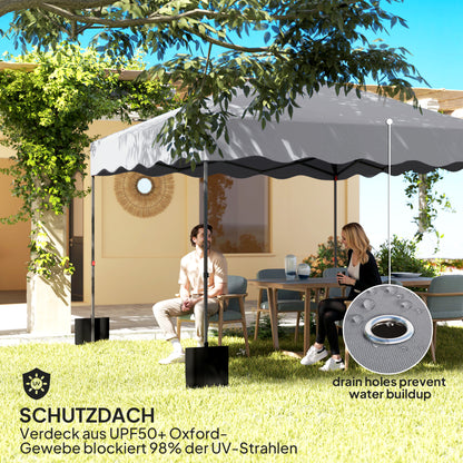 Partytent – Paviljoen – Feesttent – Tuinent – Vouwtent – 3x3 Meter – Waterdicht Oxford Stof Met UPF50+ UV-Bescherming
