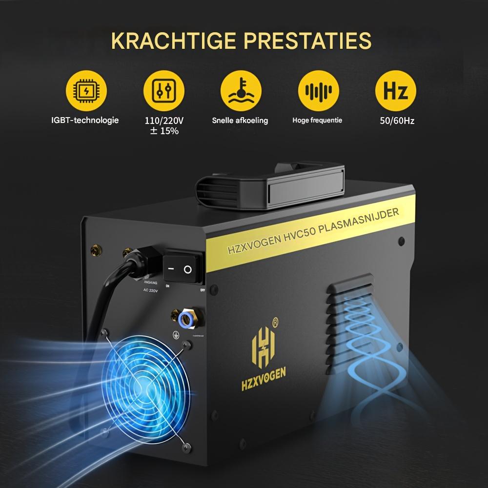 Plasmasnijder – Plasma Cutter – Metaalsnijder – Snijmachine – Plasmasnijapparaat – Dual Voltage 110V/220V – IGBT Inverter Technologie – Snijdt Tot 15 mm