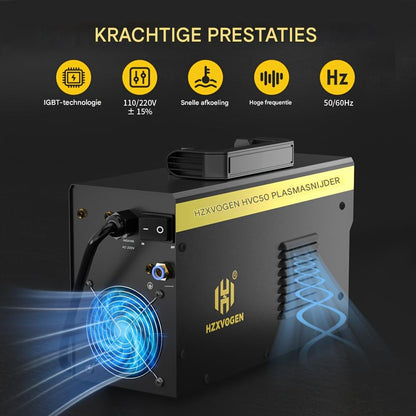 Plasmasnijder – Plasma Cutter – Metaalsnijder – Snijmachine – Plasmasnijapparaat – Dual Voltage 110V/220V – IGBT Inverter Technologie – Snijdt Tot 15 mm