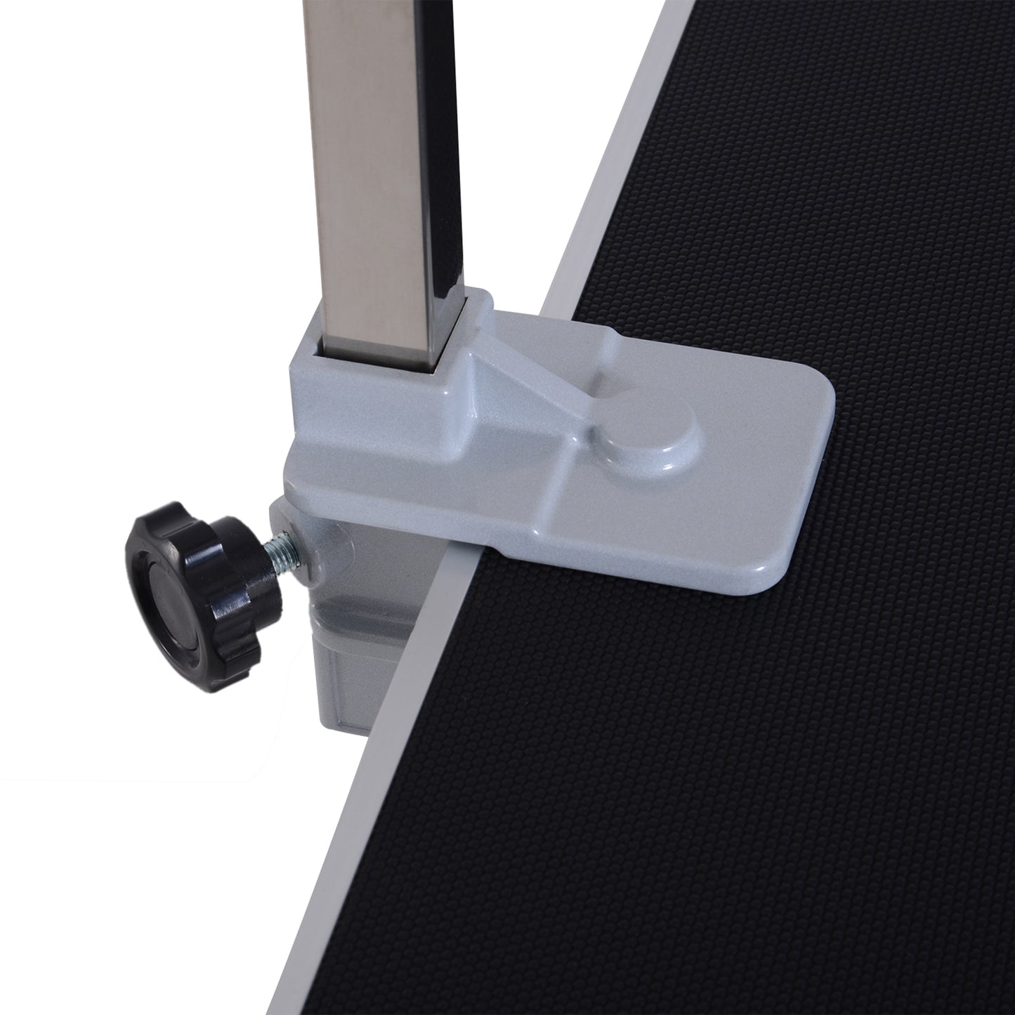 Trimsalon Tafel – Opvouwbare Verzorgingstafel – Grooming Table – Honden Tafel – Katten Tafel – Zwart – Stevige Metalen Constructie – Anti-slip Rubber Toplaag – 81 x 48,5 x 80 cm
