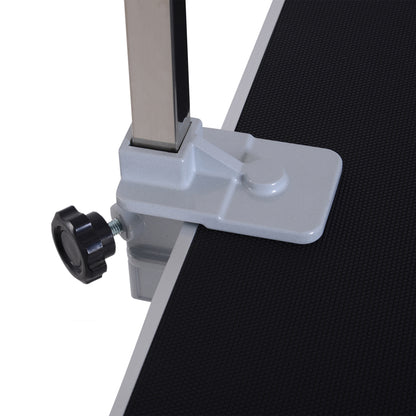 Trimsalon Tafel – Opvouwbare Verzorgingstafel – Grooming Table – Honden Tafel – Katten Tafel – Zwart – Stevige Metalen Constructie – Anti-slip Rubber Toplaag – 81 x 48,5 x 80 cm