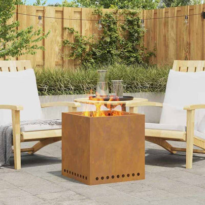 48 x 48 x 50cm Easy to Install Outdoor Fire Pit Home Patio for Daily Leisure Outdoor Gatherings, Patio Heating, Backyard Gatherings, Stylish Patio, Cozy Gathering Spot