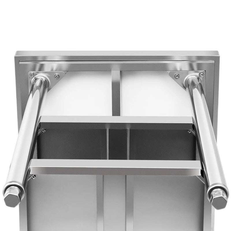 RVS Werkbank – Werktafel – Werkbankje – Werkoppervlak – Werkmodule – Roestvrij staal – 3 Niveaus – 120x60 cm – Draagvermogen 600 kg