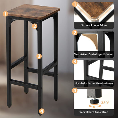 Industriële Salontafel – Lift Tafel – Koffietafel – Opbergtafel – Verstelbare Tafel – Geruisloze Pneumatische Hefmechaniek – Massief Metaal en Hout – 107x54x42 cm