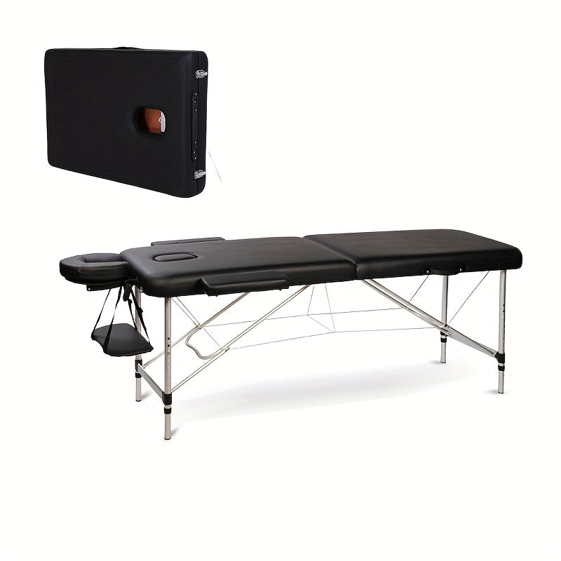 Professional Folding Massage Table Portable Adjustable Massage Bed with Carrying Case & Accessories for SPA, Salon, Home, Travel