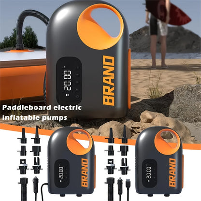 Elektrische Luchtpomp – Opblaaspomp – Compressor – Inflator – Pomp – USB Oplaadbaar – Max 20 PSI – Compact Design Zwart