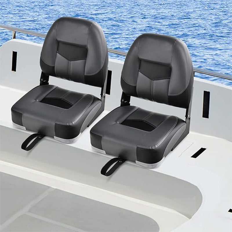 Bootstoel – Bootstoel Klapstoel – Opklapbare Stoel – Vouwstoel – Vouwbare Bootstoel – Set Van 2 – Lage Rugleuning – Lichtgewicht En Compact