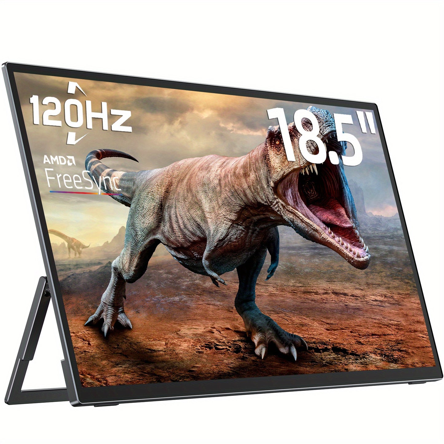 Monitor – Gaming Monitor – USB-C Scherm – Full HD Scherm – Portable Monitor – 18.5 Inch - 120Hz Verversingssnelheid – FreeSync Ondersteuning – sRGB Kleurruimte – VESA Bevestiging – Kantelbare Standaard