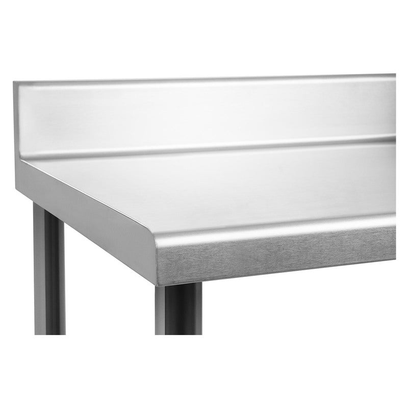 Keukentafel – Werktafel – Eettafel – Tafelblad – Werkbank – RVS Werkblad – Verstelbare Poten – Onderplank 100x60 cm