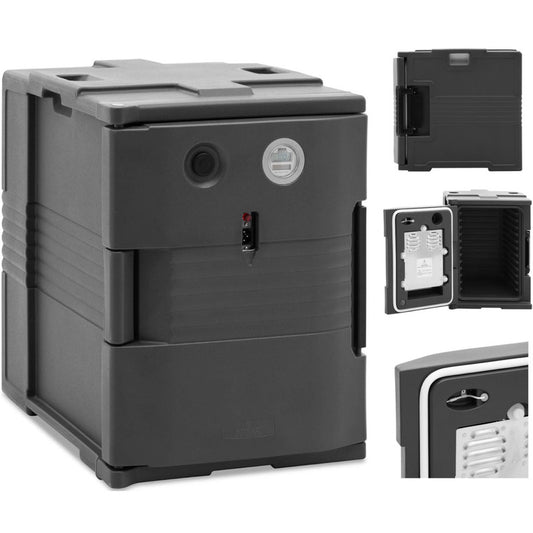 Elektrische Thermoscontainer – Warmhoudbox – Etenwarmhouder – Voedselverwarmer – Cateringcontainer – Voor GN 1/1 Bakken – Elektrische Verwarming – Duurzaam & Compact Design