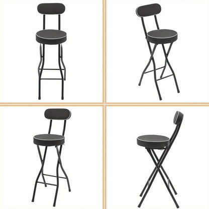 Vouwkrukje – Opvouwbare Kruk – Campingkruk – Klapstoel – Draagbaar Krukje – Stalen Frame – Compact & Lichtgewicht – Max. 140 kg Draagkracht