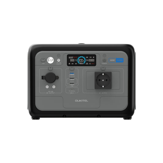 Portable Power Station – Draagbare Stroomvoorziening – Powerbank – Noodstroomvoorziening – Zonnegenerator – 512Wh Capaciteit – 800W Output Met Snelladen