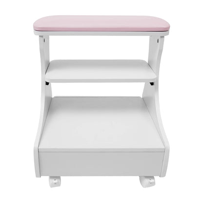 Foot Bath Trolleys on Wheels, Nail Rest Racks, Portable Esthetician Trolleys in Beauty Salons Or Nail Tech Spas, Foot Massage Stations