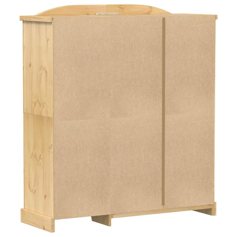 Modern Solid Pine Wood Wardrobe Cabinet with Oak - Large Freestanding Dresser, Easy Assembly, Spacious Storage (151.5x52x170cm / ≥3.2 cu m), Modern -Standing Armoire for Large Families & Bulk Clothing - Assembly Required)