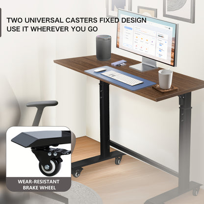 Inklapbare Werkbank – Vouwtafel – Opklapbare Werktafel – Verstelbare Werktafel – Mobiele Werkbank – 49x110 cm – Hoogte Verstelbaar – Gemaakt Van Hout